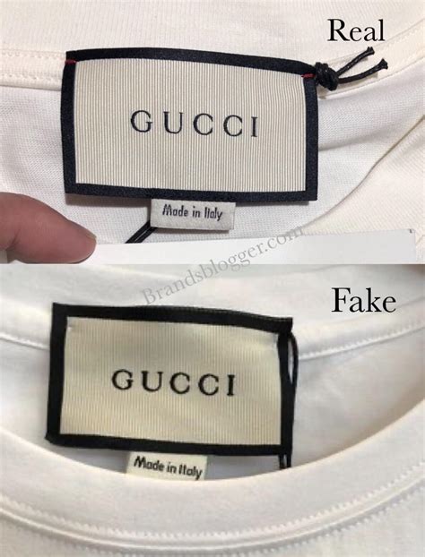 fake gucci shitt|Gucci t shirt spotting.